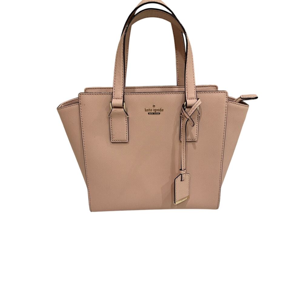 Kate Spade Hayden Satchel Blush Pink Leather Small Cameron Street Handbag - Picture 3 of 11